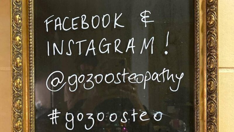 Gozo Osteopathy On Social Media 800x450