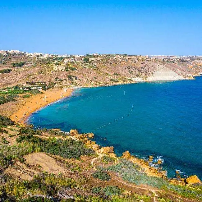 beach in gozo