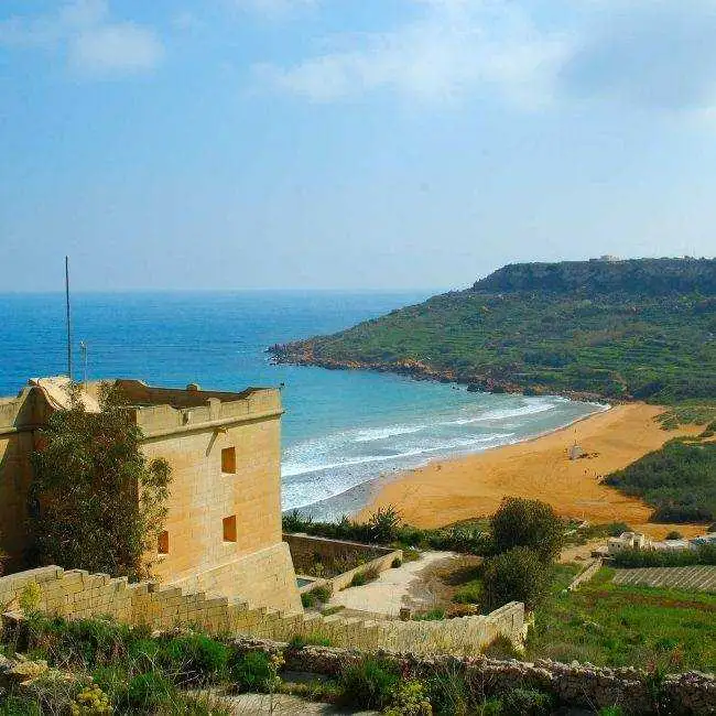 beach in gozo