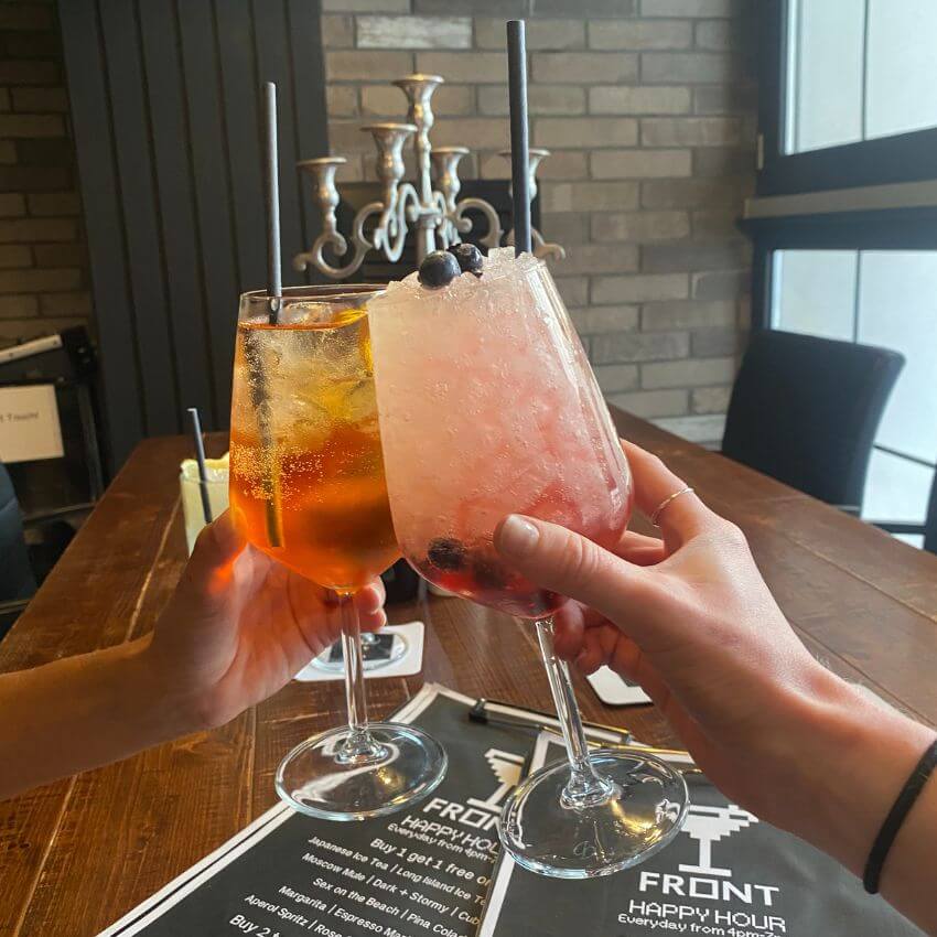 Cocktails for Lunch at Front