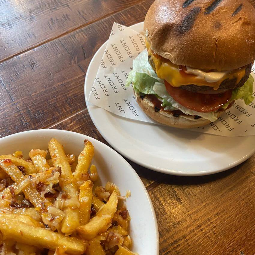 Build Your Own Burger for Lunch at Front