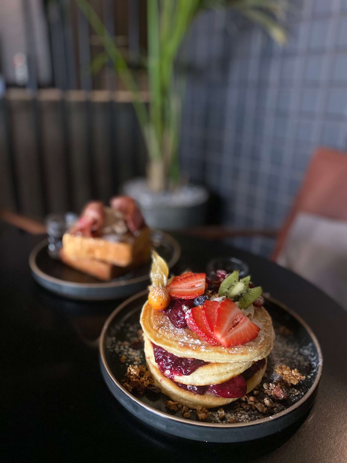 Fruit Pancakes and French Toast