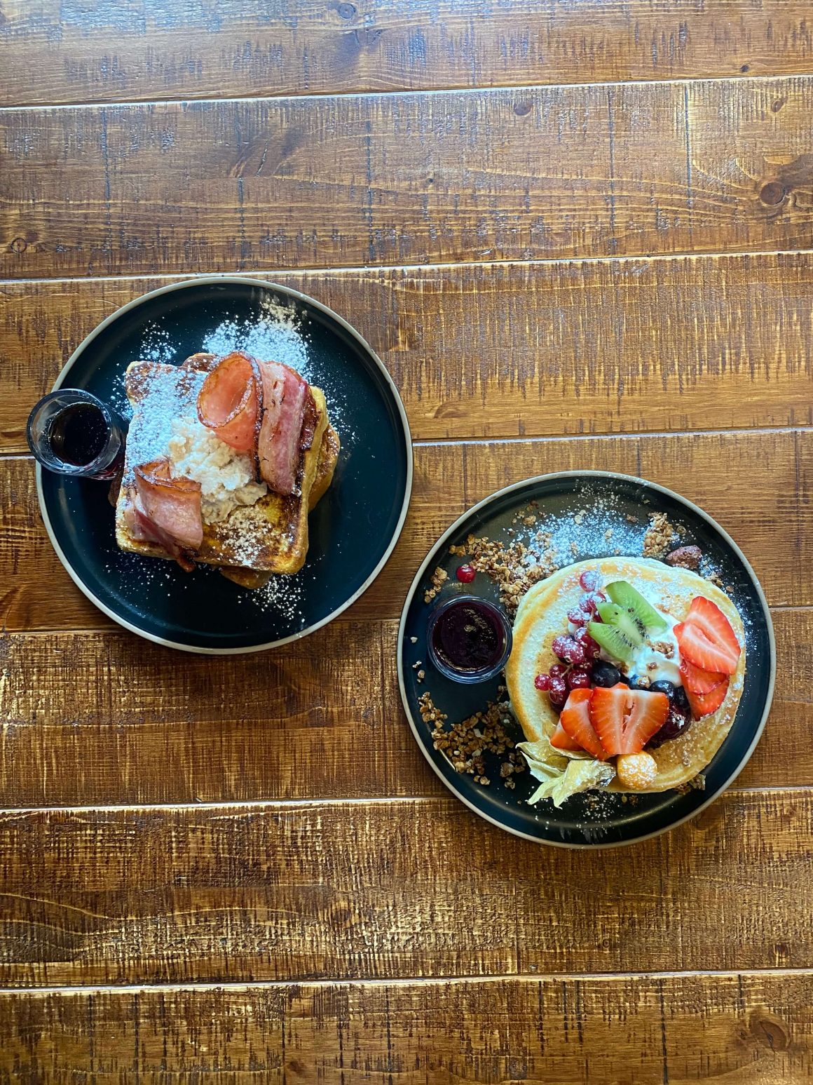 Fruit Pancakes and French Toast