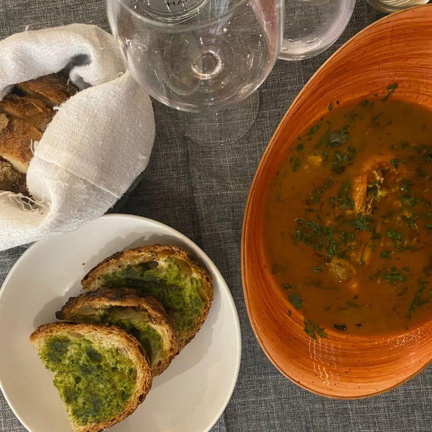 Signature Fish Soup at Vini e Capricci