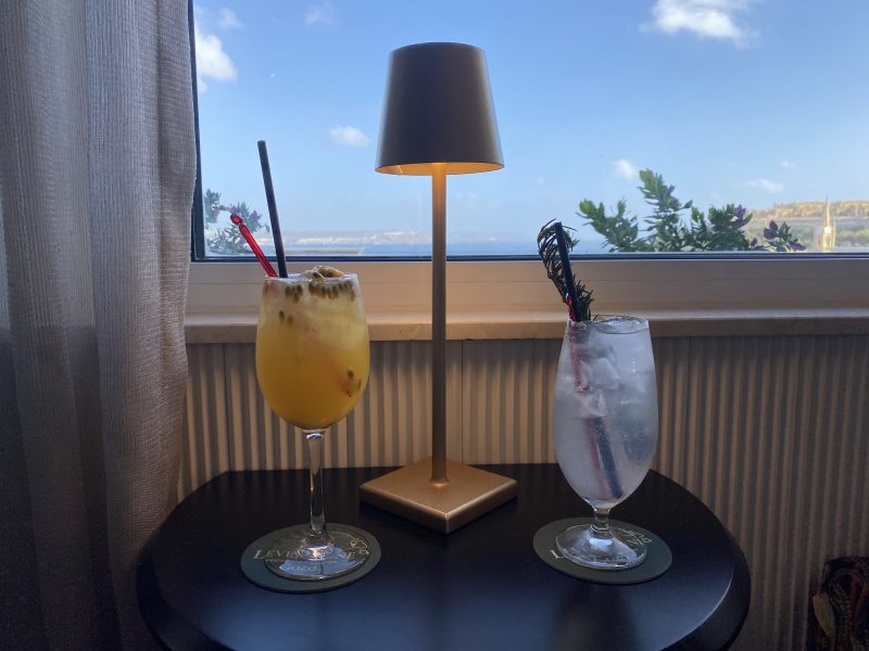 'Grand Level 9' and 'Rakahanga' cocktails