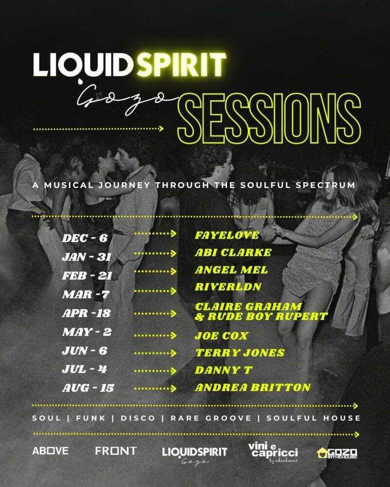 liquid spirit gozo sessions
