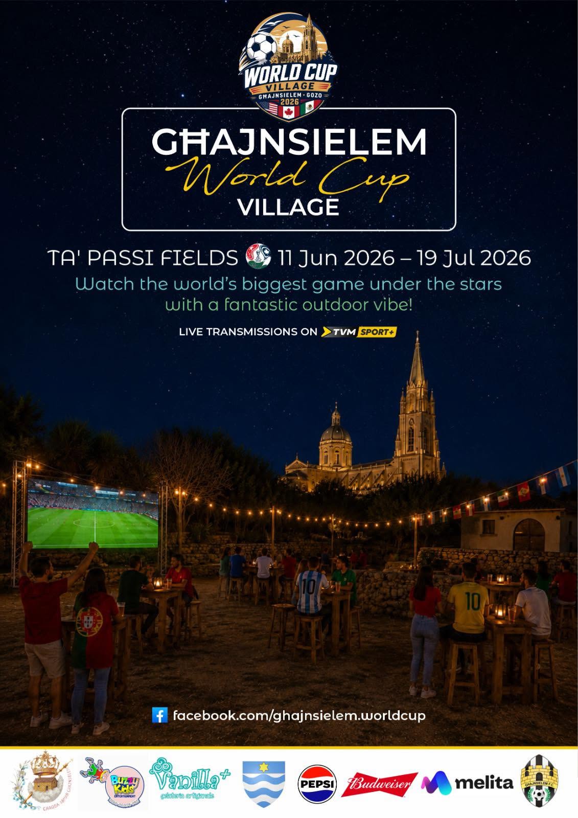 world cup village flyer