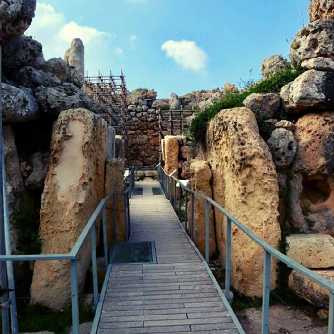 Ġgantija Temples. The Legacy of the Giants Gozo in the House